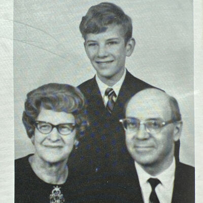 Savereide family: Rev. Cyrus and Elvera (Lindquist) Savereide, Pastoral servants, Our Saviors Lutheran Church, Hillsboro