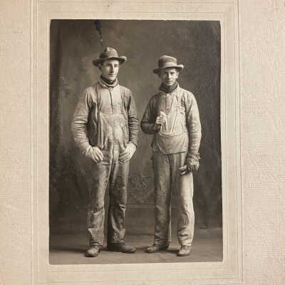 1906, Unknown and Andrew Green (right)
