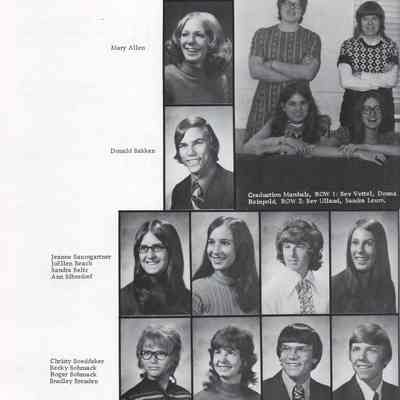 Hillsboro High School 1973 Yearbook: Class of 1973 Senior photographs on page 54