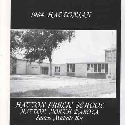 Hatton High School: 1984 Yearbook title page