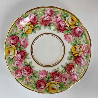 Cup and Saucer - Donated by Lucille (Mrs. Nels) Brakke