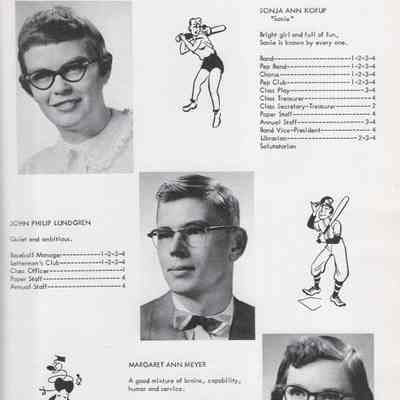 Hillsboro High School 1956 Yearbook: Class of 1956 Senior photographs: page 17