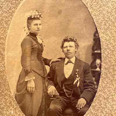 Wedding photograph of Sophia Bohnsack & John Miller