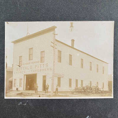 Gunder Howard’s Implement Shop and Opera House (on second floor)