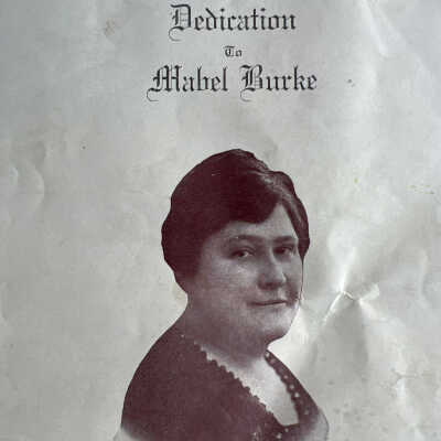 Burke family: Mabel Burke of Blanchard, ND