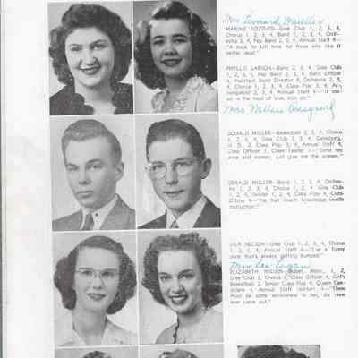 Hillsboro High School 1945 Yearbook: Class of 1945 Senior photographs, page 3