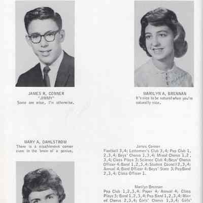 Hillsboro High School 1961 Yearbook: Class of 1961 Senior photographs, page 14