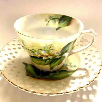 Cup and Saucer - Donated in memory Mabel Mrs. Dan) Rostad