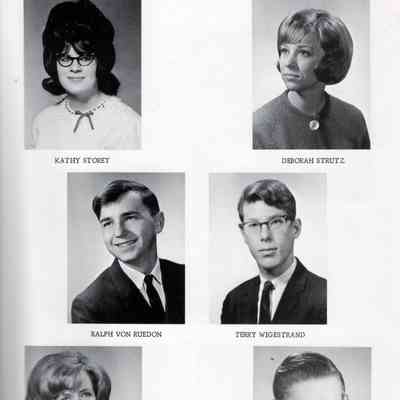 Central Valley High School 1966 Yearbook: Senior photos, page 17