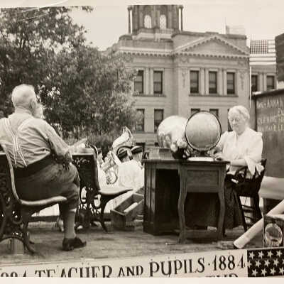 Parade Float - School Room Theme, 1884