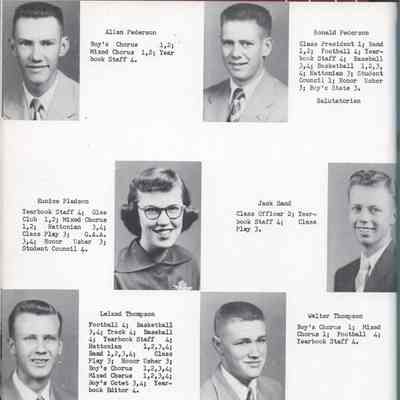 Hatton High School 1954 Yearbook: Class of 1954 Senior photographs, page 4