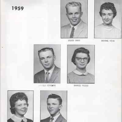 Hatton High School 1959 Yearbook: Class of 1959 Senior photographs, page 4