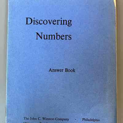 Discovering Numbers - Answer Book