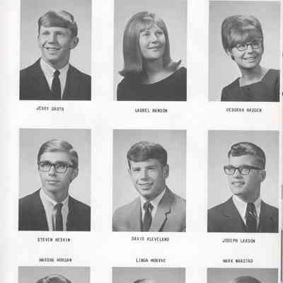Hatton High School 1968 Yearbook: Class of 1968 Senior photographs, page 2