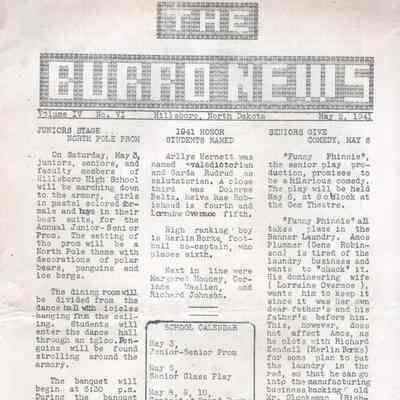 Hillsboro High School 1941 News: May 2 issue