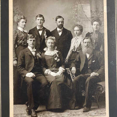 Figenskau Family - Wedding of Mr. & Mrs. Henry (Clara Figenskau) Thompson