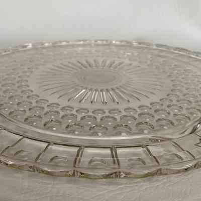 Glass Cake Plate