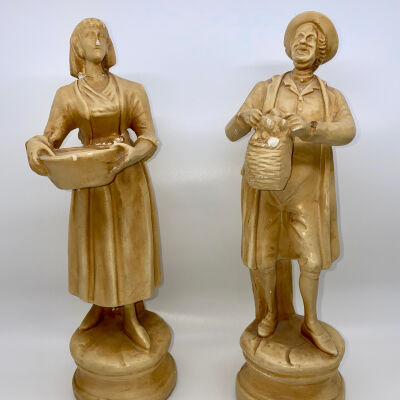 Farmer & Wife Figurines