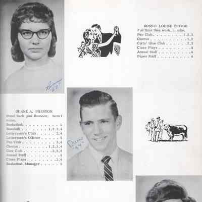 Hillsboro High School 1959 Yearbook: Class of 1959 Senior photographs, page 19
