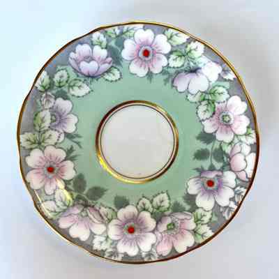 Cup and Saucer - Donated in memory of Esther (Mrs. Morris) Larson