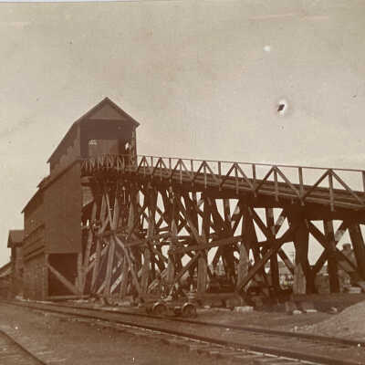 Great Northern Coal Shed, Hillsboro - 1899
