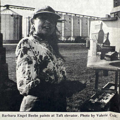 Beebe family: Barbara (Engel) Beebe, renowned artist from Eldorado Township, Traill County, North Dakota