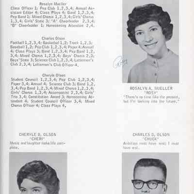 Hillsboro High School 1961 Yearbook: Class of 1961 Senior photographs, page 21