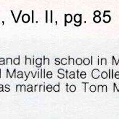 Part 2, Cheryll Hallada family, Mayville, Traill County, North Dakota: Information on Page 85, Traill County History, Vol. II