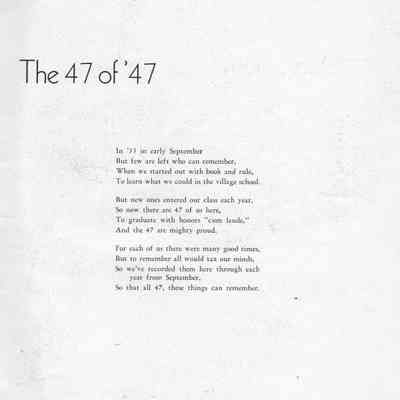 Mayville High School 1947 Yearbook: Title page