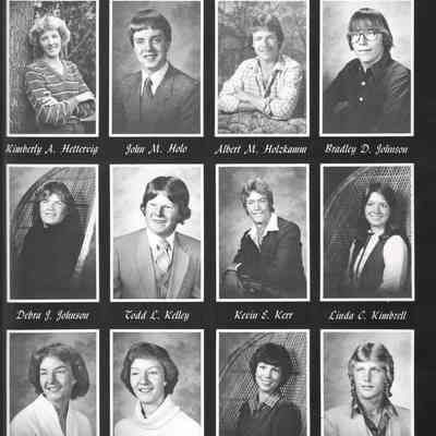 Hillsboro High School 1981 Yearbook: Class of 1981 Senior photographs on page 75