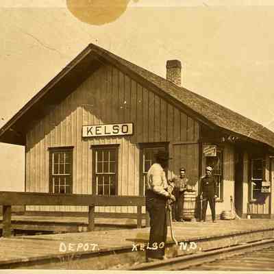 Great Northern Railway depot, Kelso, ND
