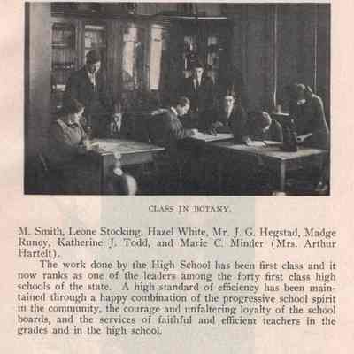 Mayville High School 1913 Yearbook: History, sixth page