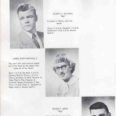 Hillsboro High School 1954 Yearbook: Class of 1954 Senior photographs, page 12