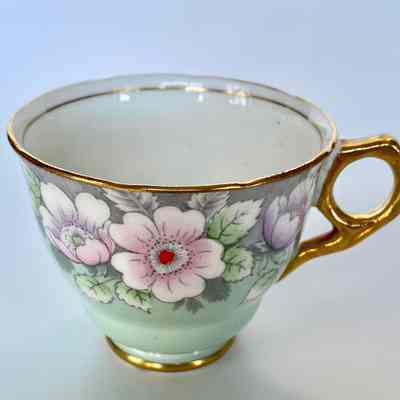 Cup and Saucer - Donated in memory of Esther (Mrs. Morris) Larson
