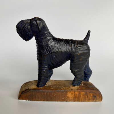 Hand-Carved Dog Figurine - McGee