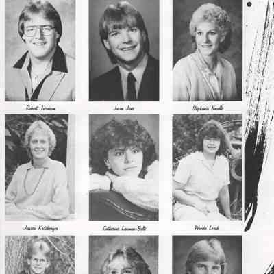 Hillsboro High School 1987 Yearbook: Class of 1987 Senior photographs on page 9