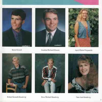Central Valley High School 1996 Yearbook: Senior photos, page 7