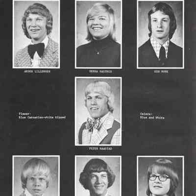 Hatton High School 1975 Yearbook: Class of 1975 Senior photographs on page 8