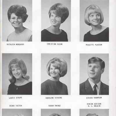 Hatton High School 1968 Yearbook: Class of 1968 Senior photographs, page 3