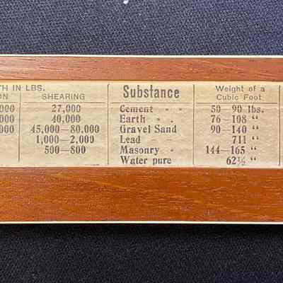 Slide Ruler and Leather Case
