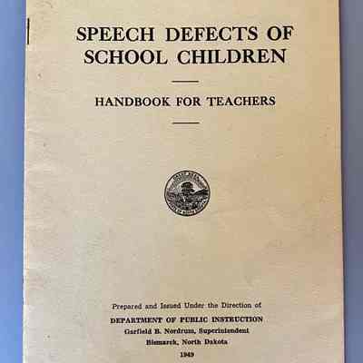 Speech Defects of School Children