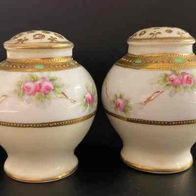 Floral Salt & Pepper Shakers
