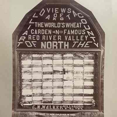 Exhibit sent to New Orleans in 1885
