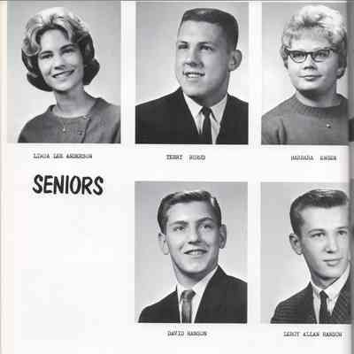 Hatton High School 1963 Yearbook: Class of 1963 Senior photographs, page 1