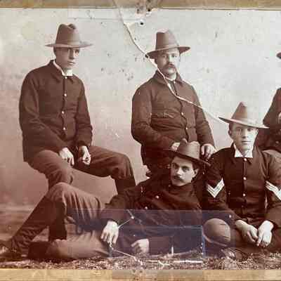 Traill County, ND, National Guard Company L: five members when first organized in 1898