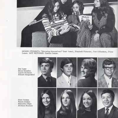 Hillsboro High School 1972 Yearbook: Class of 1972 Senior photographs on page 56