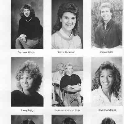 Hillsboro High School 1988 Yearbook: Class of 1988 Senior photographs on page 22