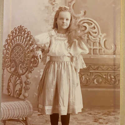Unknown Girl, taken at Fuller Studio, Hillsboro, ND