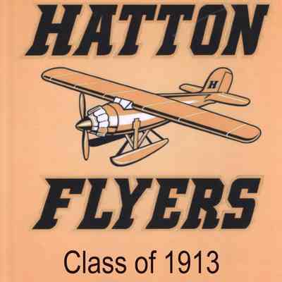 Hatton High School 2022 All School Reunion: Reunion book cover for Class of 1912 list and photo