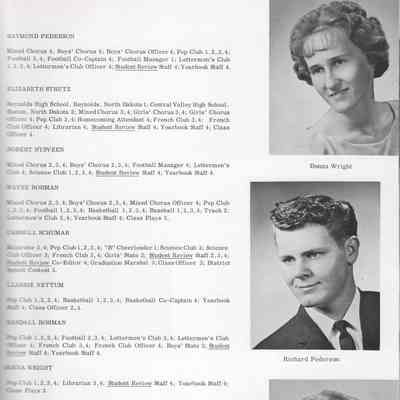 Hillsboro High School 1964 Yearbook: Class of 1964 Senior photographs: page 7